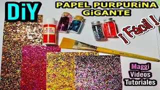 Papel Purpurina Gigante