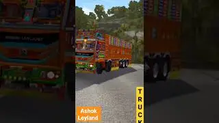 ashok leyland avtr truck mod bussid