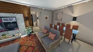 lakeside interior & Construction 3D design