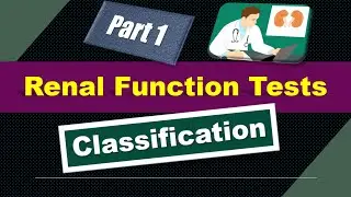 Renal function tests I Part 1 I Classifications