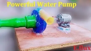 How to make small Power full water pump DIY