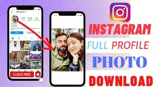 How to Download Anyone Instagram Profile picture in full Size | Instagram Profile Photo Download |