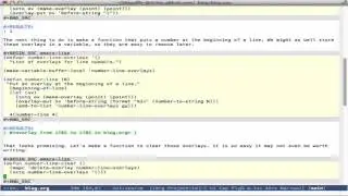 Line numbers in org-mode code blocks