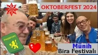 🇩🇪Almanya Münih Bira 🍺 Festivali Oktoberfest 21 eylül - 6 Ekim 2024