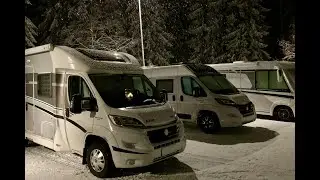 Рождество на автодоме в национальном парке, в первый раз на горных лыжах #evgenyfinn #автодом