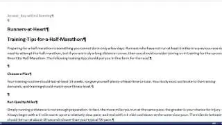 Runners Doc