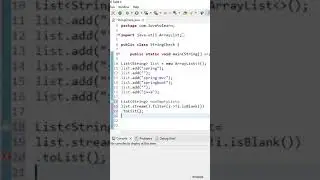 Remove empty string from list using streams java8 