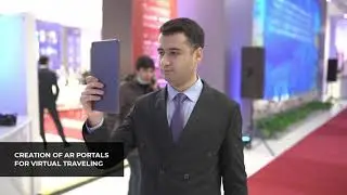 Creation of AR portals for virtual traveling
