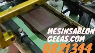 Mesin Sablon Gelas Manual