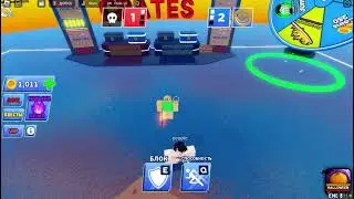 mega fight in blade ball with a friend (without autoclicker)