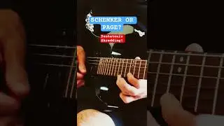Michael Schenker/Jimmy Page inspired PENTATONIC GUITAR SHRED LICK!