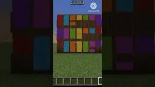 Minecraft rainbow living room build #shorts #ytshorts #bblocks #minecraft