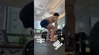 23년 9월 5일, 데드리프트 정자세 연습, 5세트