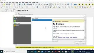 qgis | How to install plugin in QGIS - Introducing To Decimal plugin | Geology GIS