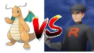 Dragonite V.S. Team Go Rocket Grunt!