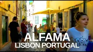 Lisbon's Alfama 4K Walking Tour | No Talking