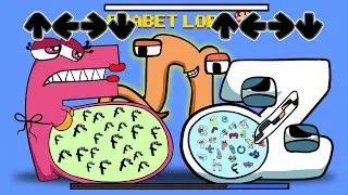 FNF Alphabet Lore: Alphabet Lore But Fixing Letters in FNF be like / Alphabet Lore But It's Reverse