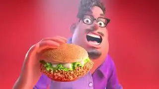 Grubhub ad só que 2x mais rápido