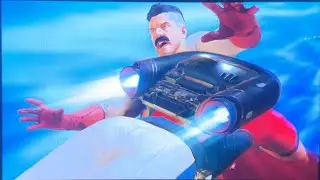 Mortal Kombat 1 on Nintendo switch Oled Peacemaker second fatality on Omni-Man