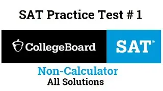 New SAT Practice Test 1 (Non-Calculator) Year 2020 | All Questions and Answers with Explanation