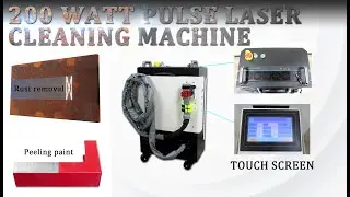 Pulse laser cleaning machine for efficient rust removal, oil stain removal, paint peeling