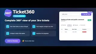 Ticket360 - V1.1.0 - Demo - Browser Extension - Chrome/Firefox/Edge