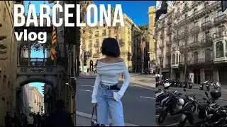 VLOG from Barcelona / shopping, Gothic Quarter, food