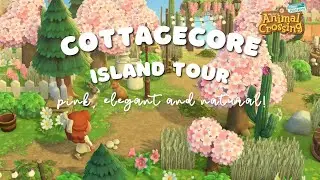 Elegant Springtime Cottagecore Island Tour | Animal Crossing New Horizons