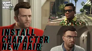 HOW TO CHANGE GTA 5 PLAYERS HAIR | TOO EASY