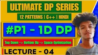 L4 - 1D DP | Climbing Stairs | How Problem Give Hints To Think Recursive? | LeetCode 70 Intuition