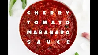 POV QUARANTINE KITCHEN | CHERRY TOMATO MARINARA SAUCE RECIPE