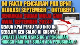 FAKTA PENCAIRAN PKH & BPNT SEPTEMBER OKTOBER ! BENARKAH SUDAH MULAI CAIR ? UPDATE PENCAIRAN AWAL SEP