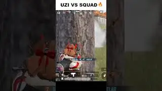Uzi vs Squad ‎️️‍🔥 PUBG Mobile