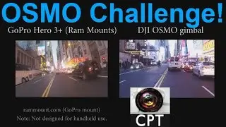 OSMO vs GoPro stabilize test: handheld GoPro compared to OSMO gimbal
