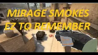 CS2 EZ TO REMEMBER AND USE MIRAGE SMOKES