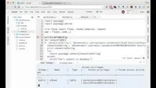 PostgreSQL and Flask: Using the psycopg2 adapter
