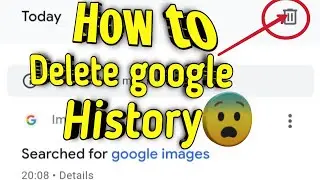 How to delete google account history||new 2020||🥰😍live