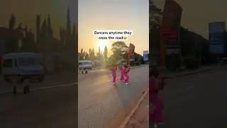 Dancers anytime they cross the road 😂 #triplets #viral #youtubeshorts #dance #trending #goviral