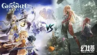 Genshin Impact vs Tower of Fantasy (Game Comparison) Gameplay 2022