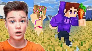 Обманул Девушку на Ресурсы ?! С ИГРОКА до ДРАГОНА на Сервере в Майнкрафт!