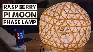 Moon Phase Lamp Powered by Raspberry Pi