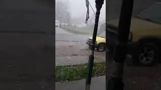 А в США сильный град!