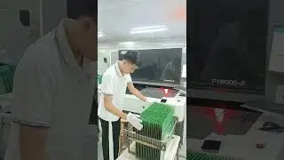 PCB full-automatic text spraying #pcbfactory #pcb