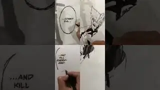 Drawing manga page | one punch-man #shorts #trending #viral