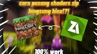 cara pasang shaders atau data pack zip ke Minecraft no clickbait,work 100%