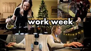 QA Work Week In My Life | Making candles, simplifying the holidays, and go to healthy meals!