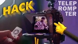 Teleprompter Hack!! 4K Zoom Call Recordings w/ Better Eye Contact!