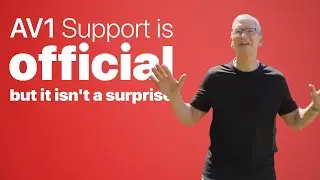 Apple is finally supporting AV1... kinda