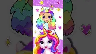 Tuto Coloring Club 🎨 Meet Unicorn 🦄 TutoTOONS