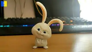 MUÑECO DE SNOWBALL ENOJADO, DE PLASTICO |